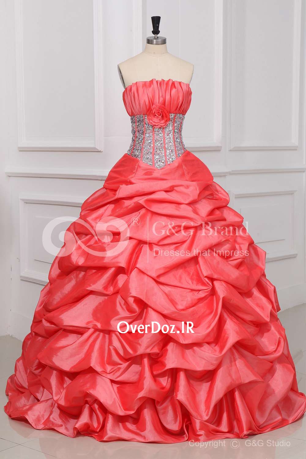 لباس عروس رنگی