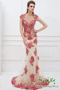 مدل لباس مجلسی گیپور سری27